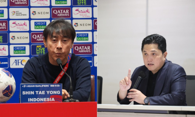 Tegas! Erick Thohir ke Shin Tae-yong: Jangan Banyak Ngeluh, Fokus!
